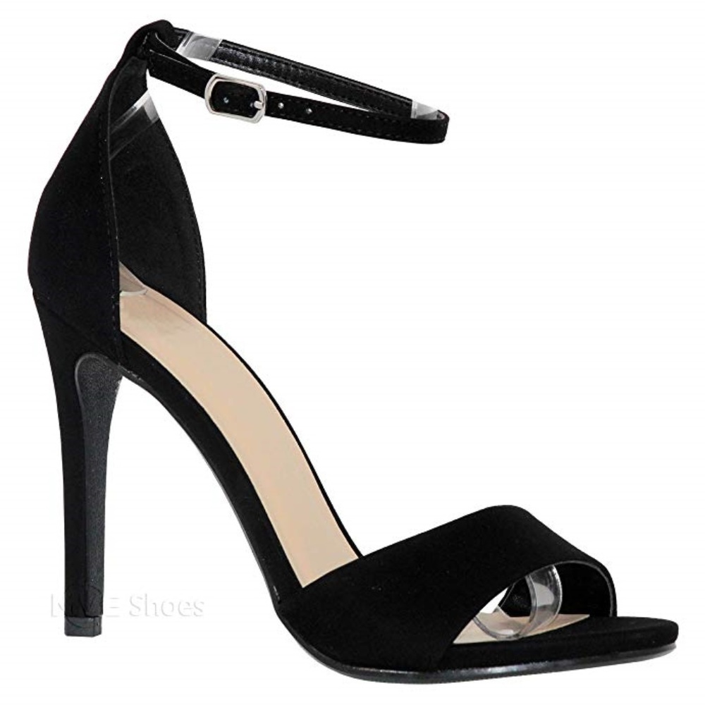 NEW MVE Shoes Women's Peep Toe Mid Heel Sandal